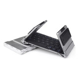 Teclado Bluetooth Aluminio iPad iPhone Plegable Android Ios Color Gris