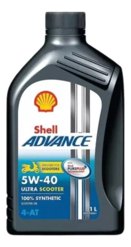 Aceite Shell Advance  4t Ultra Scooter 5w-40 1l
