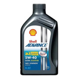 Aceite Shell Advance  4t Ultra Scooter 5w-40 1l