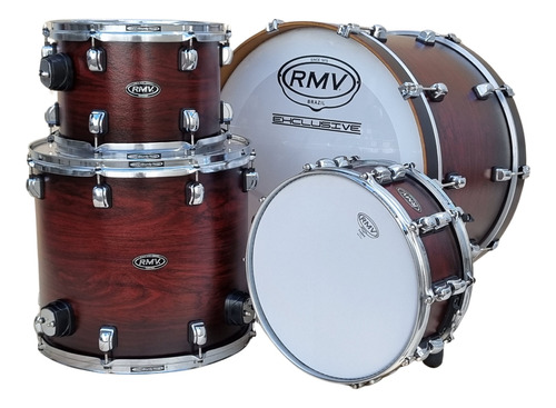 Bateria Rmv  Exclusive B20,t12,s14 Cx14 Vinho Shell Pack