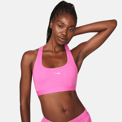 Bra Nike Swoosh Light Support Mujer Rosa