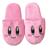 Pantuflas De Kirby Rosa Slippers De Descanso Moda Geek