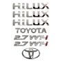 Kit Emblemas Toyota Hilux 2.7 Vvti ( 7 Piezas) Toyota Hilux