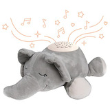 Proyector Y Máquina De Sonido P/ Bebés Luz Nocturna Elefante