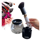 Limpiador Y Secador Electrico De Brochas De Maquillaje