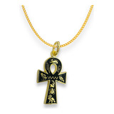 Collar Cruz Egipcia Valor Divino Religioso Y Sagrado De Dios