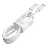 Cable Hoco X51 Data Tipo C A Tipo C 100w 2m Blanco