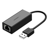 Hub Adaptador Ugreen Usb 2.0 Pra Rj45 Ethernet 10/100mbs