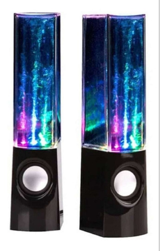 Parlantes Led De Agua Con Fuente De Baile (16 Colores)