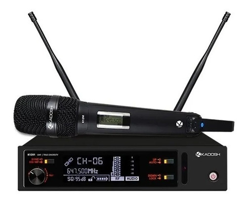 Microfone Sem Fio Kadosh K-1201m Uhf Wireless