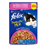 Sachet Felix Fantastic Mix Salmón Y Carne 15 Un.