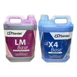 Kit Lm Base Limpa Alumínio + X4 Desengraxante Base Sandet 5l