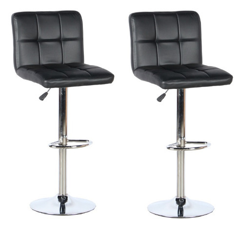 Silla Eames Ajustable Banco Para Barra/comedor Set 2 Pz