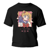 Remera Sailor Moon Anime Japon 100% Algodón 20/1 Premium