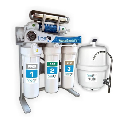 Filtro Purificador De Agua Osmosis + Uv 6 Pasos 100g Hogar Color Azul | Meses sin interés
