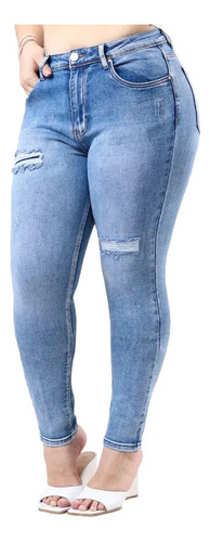 Jeans Mujer Tallas Extras Curvy Skinny Punto K