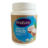 Bebida De Coco Orgánica Sabor Natural 550g Enature Vegano