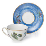 Mostden Juego De Tazas De Té De Porcelana Fina, 6 Piezas, .