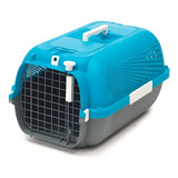 Transportadora Gatos Caja Jaula Catit Voyageur Subte Avion Color Azul