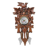 Reloj De Pared Cottage Bird Cuckoo Con Péndulo