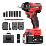 Kit De Llave De Impacto Inalámbrica Wakyme 21v Max, Kit De H