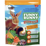 Ração Funny Bunny Delícias Da Horta P/ Roedores Hamster 500g