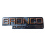 Emblema Bronco Custom Ford Guardabarro Ford Bronco