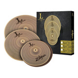 Set De Platillos Zildjian Lv468 L80 Low Volume Cymbal Pack Color Dorado