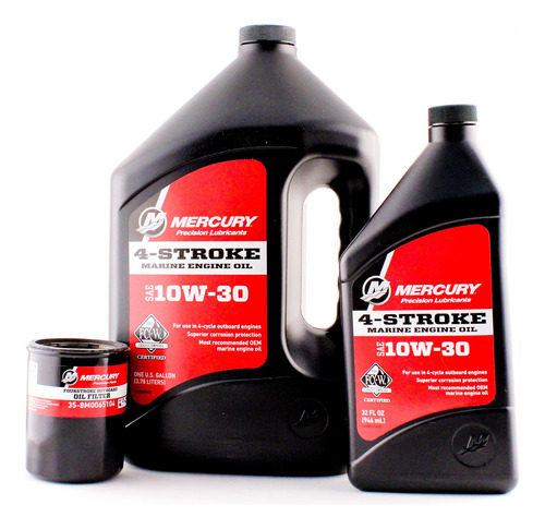 Kit Service Mercury 2006 4t 75 Y 90 Efi 10w30 Cambio Aceite