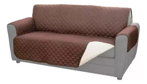 Funda Cobertor Cubre Sofá Protector Reversible 3 Cuerpos