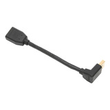 Cable De Extensión Displayport Dp1.4 Versión 90 Grados