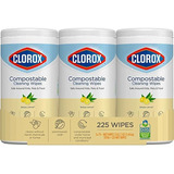 Clorox - Toallitas De Limpieza Compostables, Multiusos, Sim.