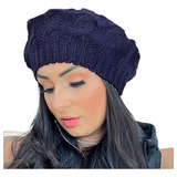 Boina Touca Gorro De Inverno Em Tricô Acrílico Maleável