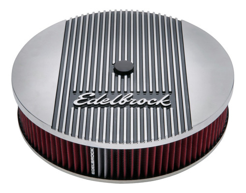 Filtro Aire 14x3 Redondo Carburador Universal Edelbrock 4266