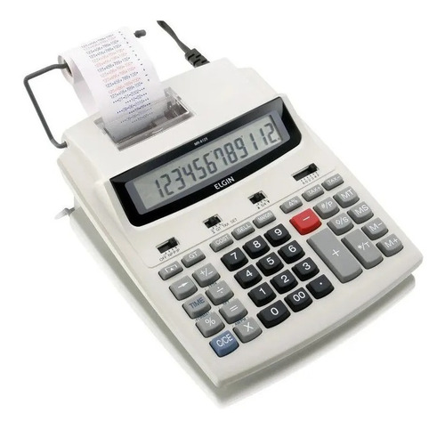 Calculadora Com Bobina 12 Digitos Elgin Mr6125 Frete Gratis