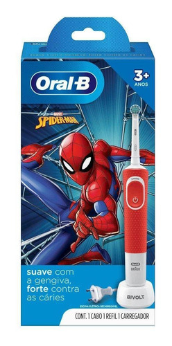 Escova Elétrica Oral-b Spiderman 1 Unidade