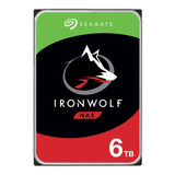 Hd Seagate Ironwolf Nas 6tb Sata Iii 256mb 5400rpm - St6000v Cor Prata