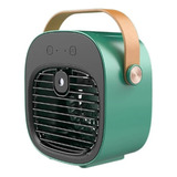 Heladera De Aire Portátil Mini Ventilador Frio Aerosoles Color Verde