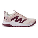 Zapatillas Mujer Michelin Trail Running Dr15 Rosado Blanco