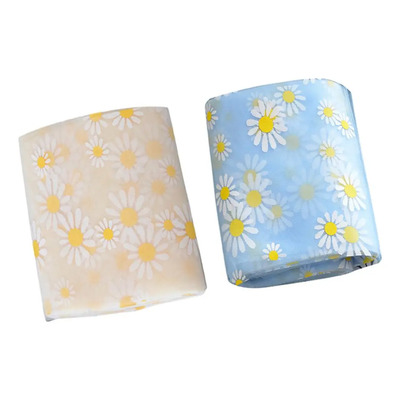 2 Uds., Malla De Tul, Tela De Flores De Beige+azul | Envío gratis