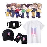 Kit De Accesorios De Ropa Bts Sombrero Máscara