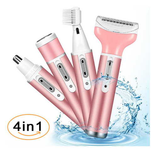 4 Em 1 Usb Recarregável Depilador Facial E Corporal Feminino