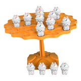 Equilibrio Árbol Juguete Juego Familiar Juego Naranja