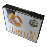 Kit 4 Cds Box Instalação Linux 6.1 Suse Antigo Coleção Retrô