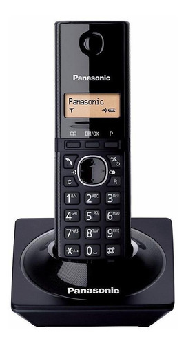 Teléfono Inalámbrico Panasonic Kx-tg1712 Negro 2 Auriculares