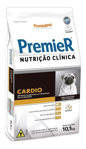 Ração Premier Cardio Nutrição Clinica Pequeno Porte 10,1kg