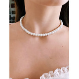 Collar De Perlas Para Mujer Perlas Finas De Nácar 