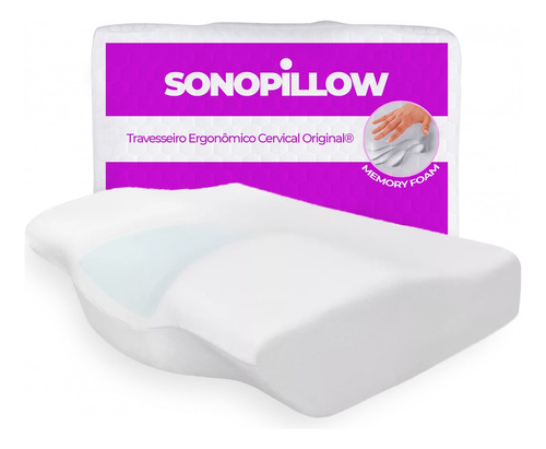 Travesseiro Cervical Pillow Ortopedico Anti Ronco E Refluxo