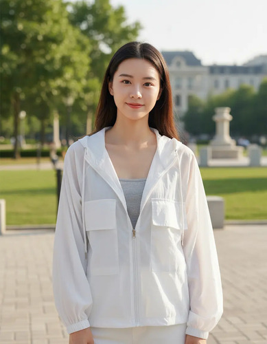 Chaqueta Moderna De Verano Para Mujer, Manga Larga, Con Capu