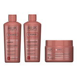 Kit Felps X Force Shampoo + Condicionador 250 Ml + Masc 300g